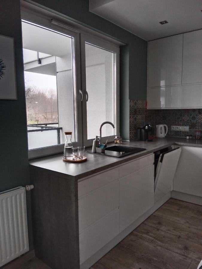 Apartament Na Zielonej Z Tarasem Apartman Piła Kültér fotó